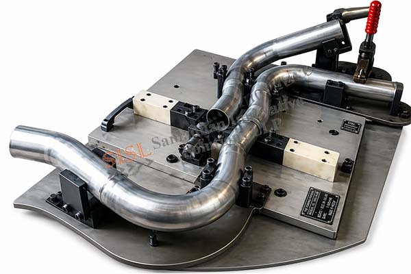 Fixture For Bend Pipe Cutting