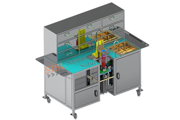 Portable Shock Absorber Assembly Table