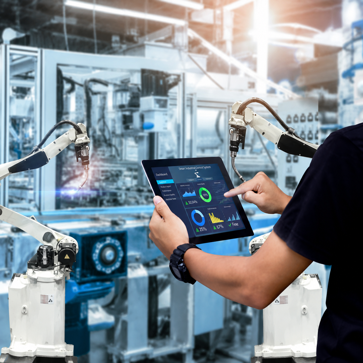 Industrial Automation Solutions in India - Custom Factory Automation Systems by Samadhan Innovative Solutions LLP