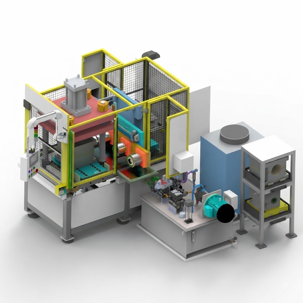 Swaging Machine Manufacturers in Pune - Industrial Tube & Pipe Swaging Machine by Samadhan Innovative Solutions LLP