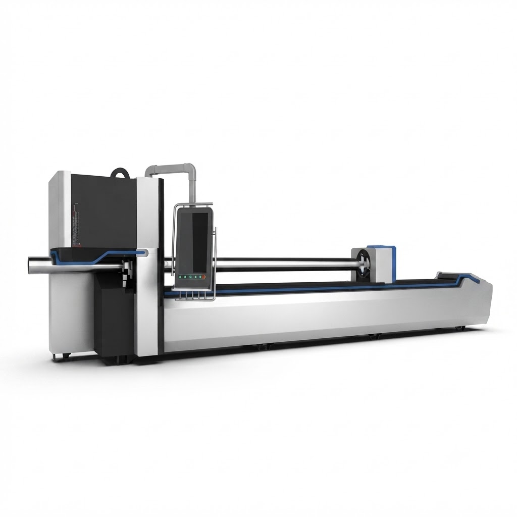 Tube Laser Cutting Machine Manufacturers in Pune - High Precision CNC Fiber Laser Tube Cutting Machine by Samadhan Innovative Solutions LLP 